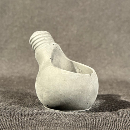 Beton-Vase "Glühbirne"