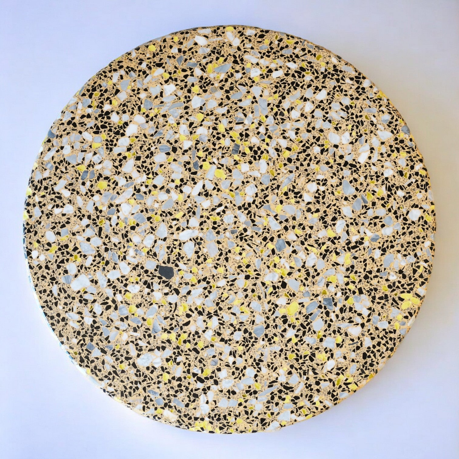 Terrazzo side table "Rondo"