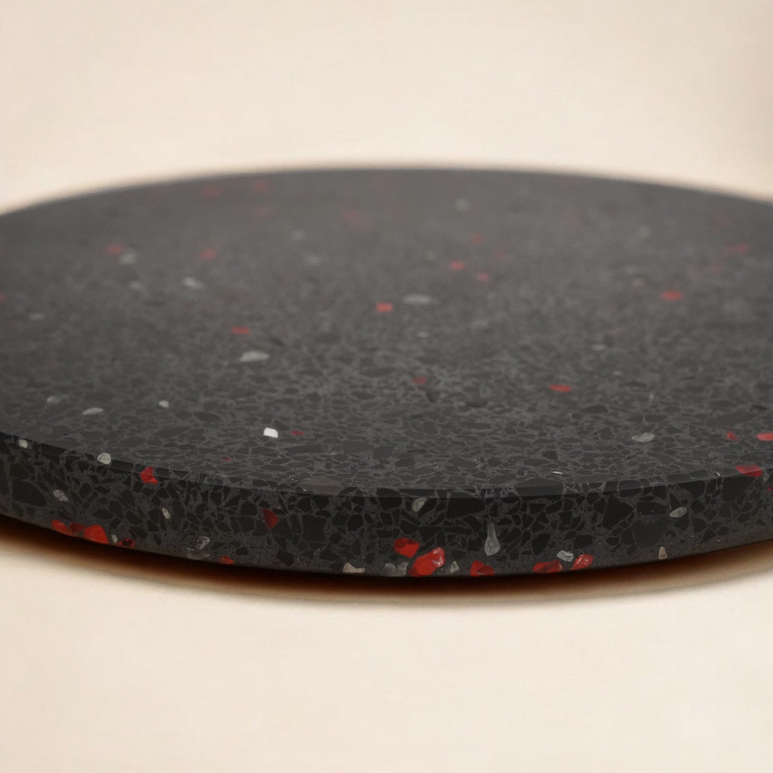 Terrazzo side table "Rondo"