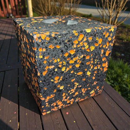Terrazzo-Würfel "FireCube"