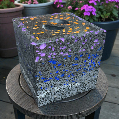 Terrazzo-Würfel "FireCube"