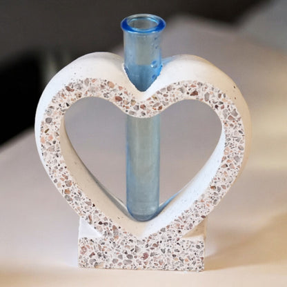 Terrazzo-Blumenvase "OneFlower"