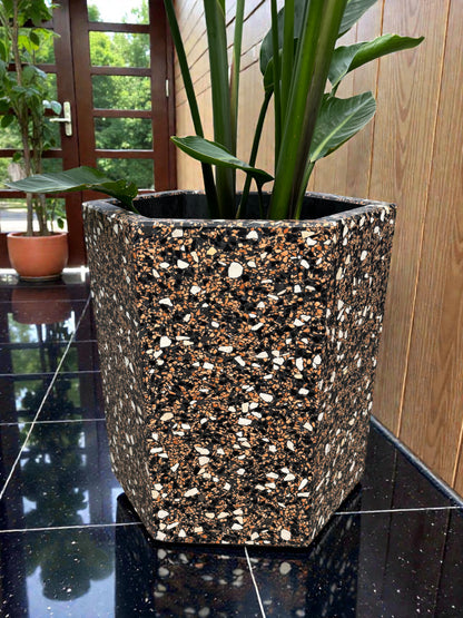 HexaPot – Sechseck Terrazzokübel